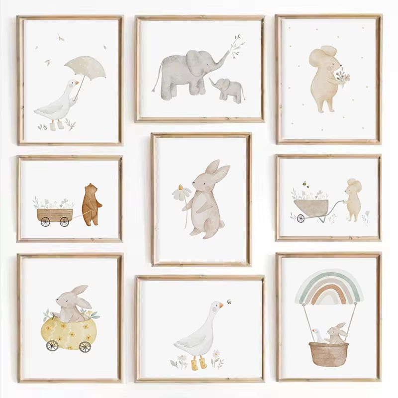 Boho Cartoon Farm Animals Wall - Agriculture Vertical Farming review and price