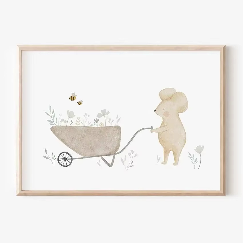 Boho Cartoon Farm Animals Wall - Agriculture Vertical Farming review and price