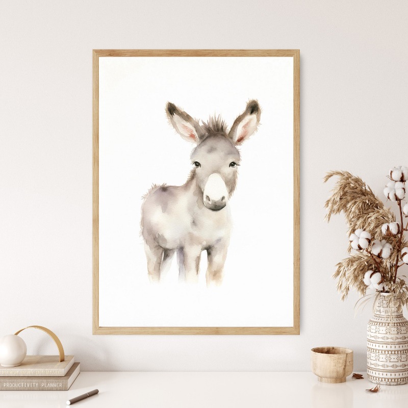 Watercolor Farm Animals Baby H - Agriculture Vertical Farming review and price