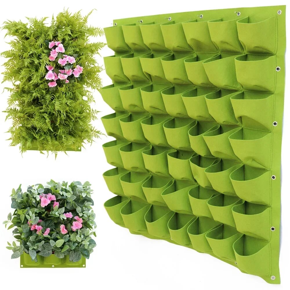 NEW Wall Hanging Pockets Plant - Agriculture Vertical Farming review and price