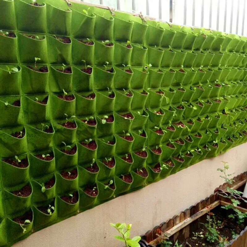 NEW Wall Hanging Pockets Plant - Agriculture Vertical Farming review and price